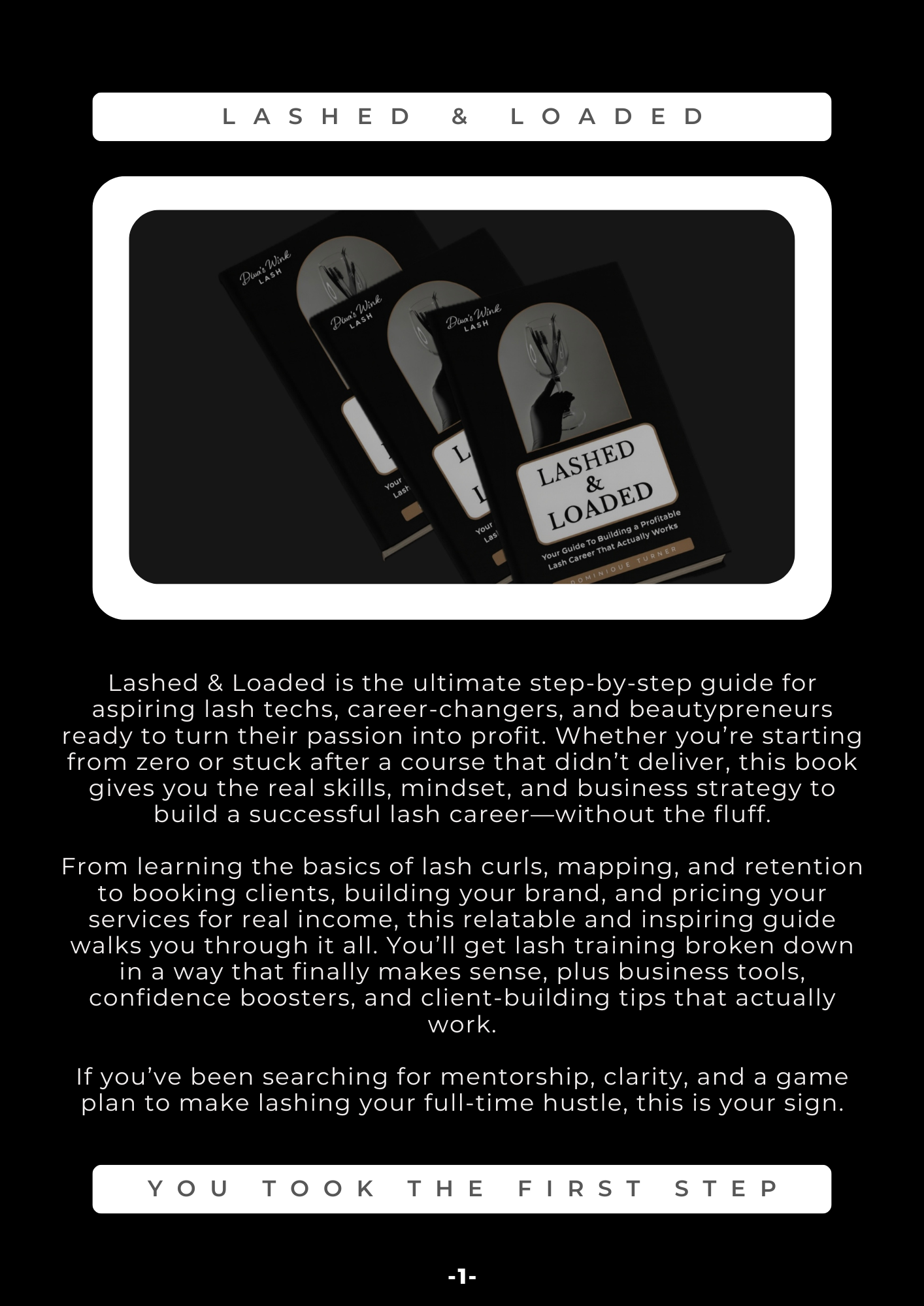 Lashed & Loaded: Profitable Step-By-Step Lash Guide