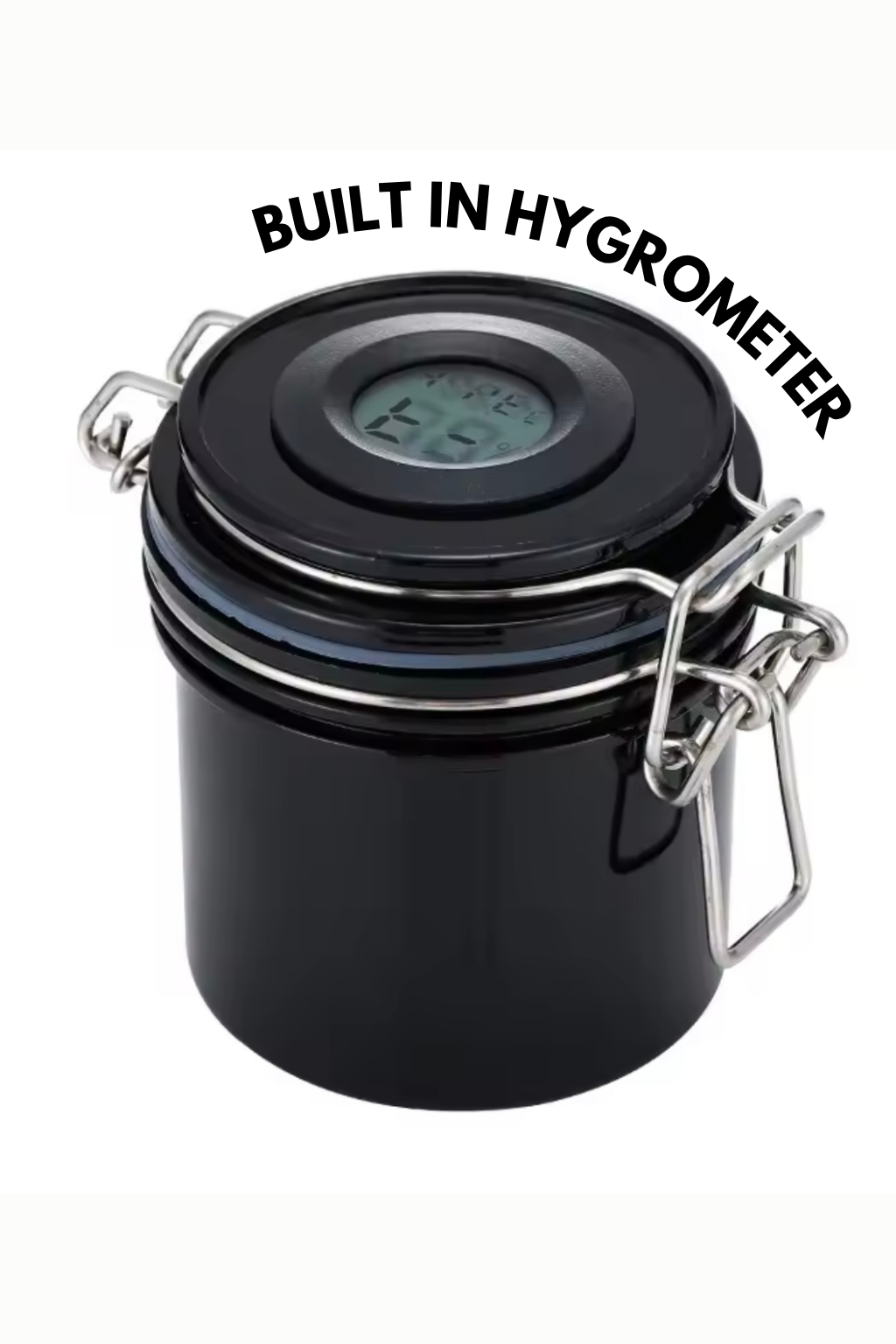 Airtight Glue Storage Container with Built-In Hygrometer
