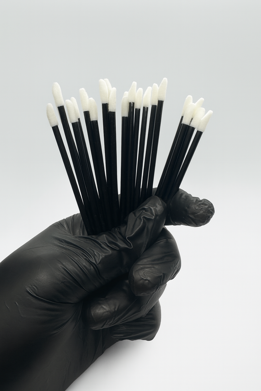 Disposable Microfiber Wands Black (Pack of 100)