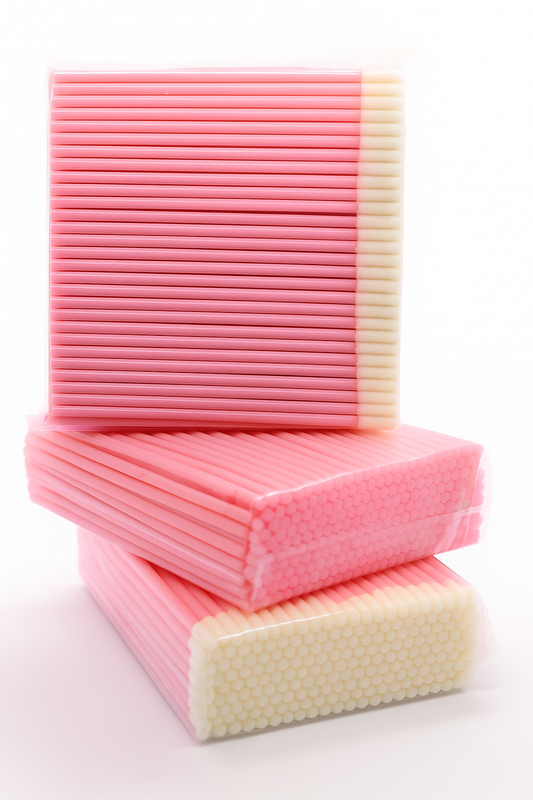 Disposable Microfiber Wands – Pink (Pack of 325)