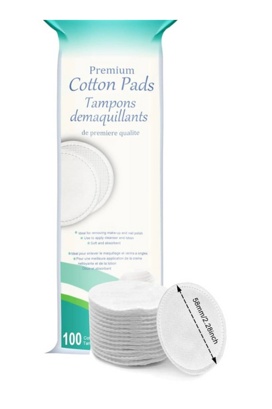 Premium Lint-Free Cotton Pads